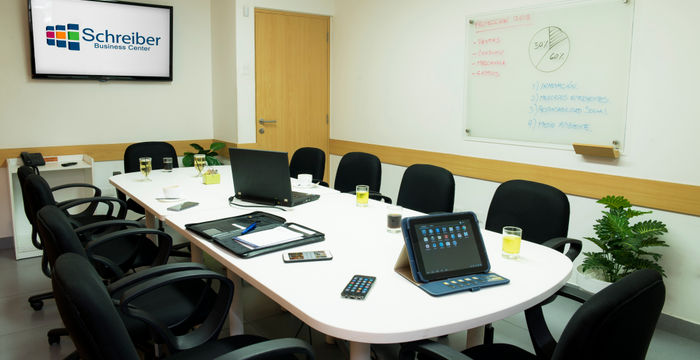 Sala corporativa para reuniones comerciales de ROMICORP