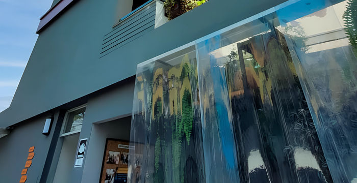 Fachada de la sede ROMICORP en San Isidro